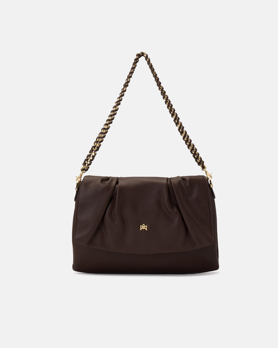 MESSENGER Schokolade  - Schultertaschen - Damen Taschen - Tasche - Cuoieria Fiorentina