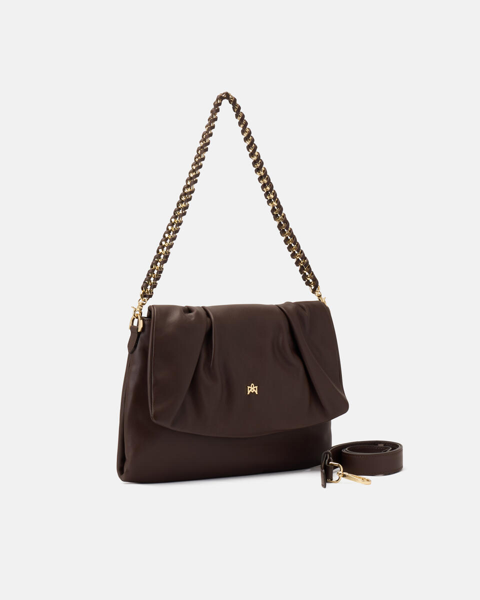 MESSENGER Schokolade  - Schultertaschen - Damen Taschen - Tasche - Cuoieria Fiorentina