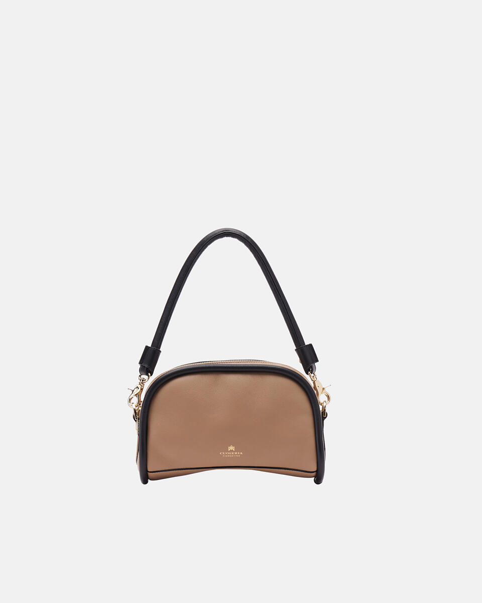 Camera bag Taupe  - Mini Bags - Damen Taschen - Tasche - Cuoieria Fiorentina