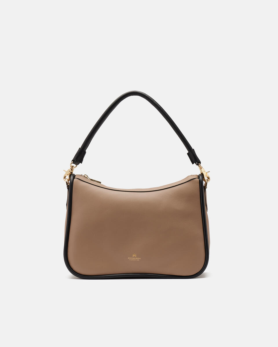 HOBO BAG Taupe  - Schultertaschen - Damen Taschen - Tasche - Cuoieria Fiorentina