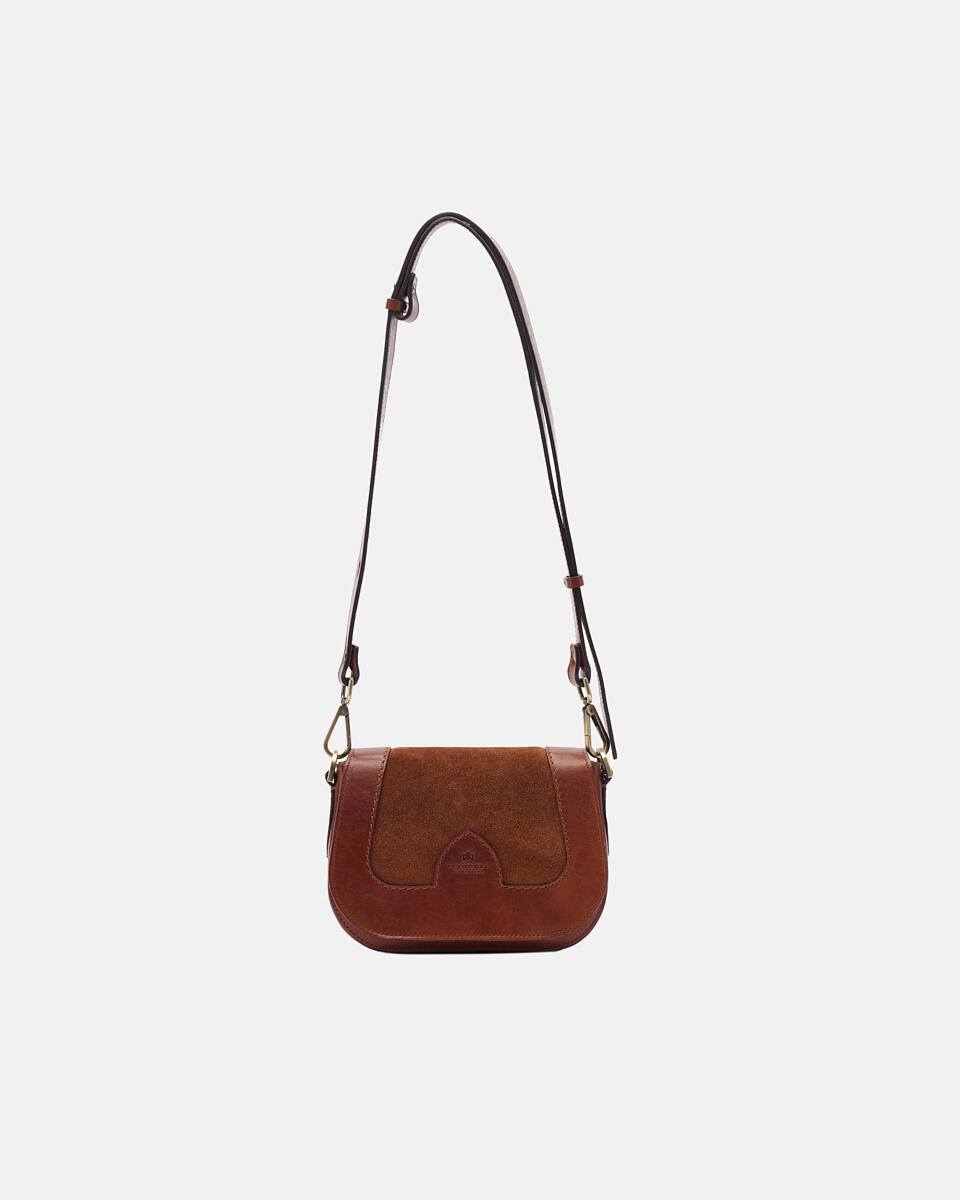 Kleine messenger Braun  - Mini Bags - Damen Taschen - Tasche - Cuoieria Fiorentina