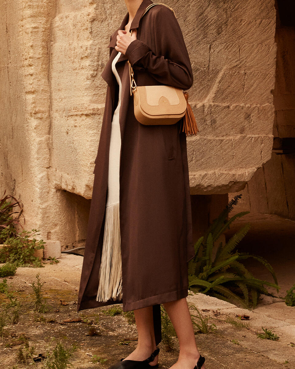 Kleine messenger Schwarz  - Mini Bags - Damen Taschen - Tasche - Cuoieria Fiorentina