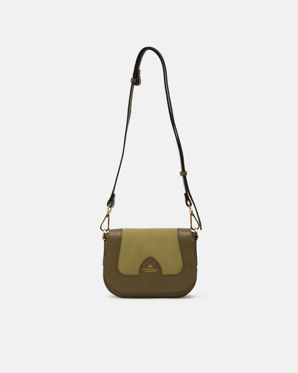 kleine messenger Waldgrün  - Cuoieria Fiorentina