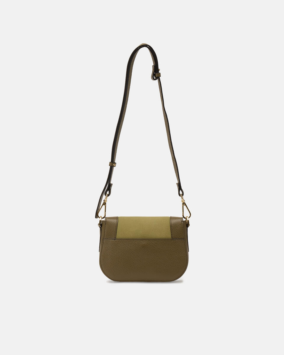 kleine messenger Waldgrün  - Cuoieria Fiorentina