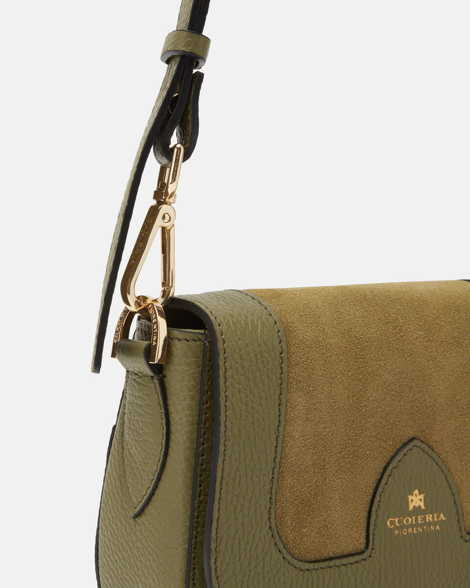 kleine messenger MilitÄr  - Mini Bags - Damen Taschen - Tasche - Cuoieria Fiorentina