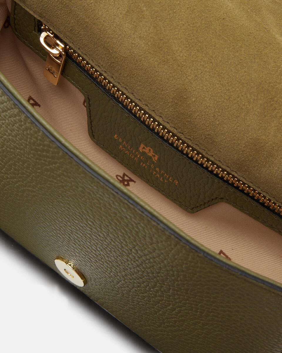 kleine messenger MilitÄr  - Mini Bags - Damen Taschen - Tasche - Cuoieria Fiorentina