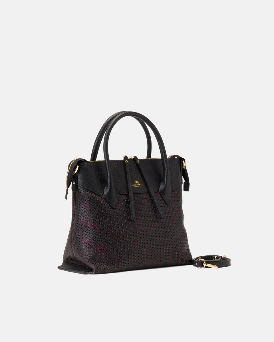 HANDTASCHE Schwarzfuxia  - Cuoieria Fiorentina