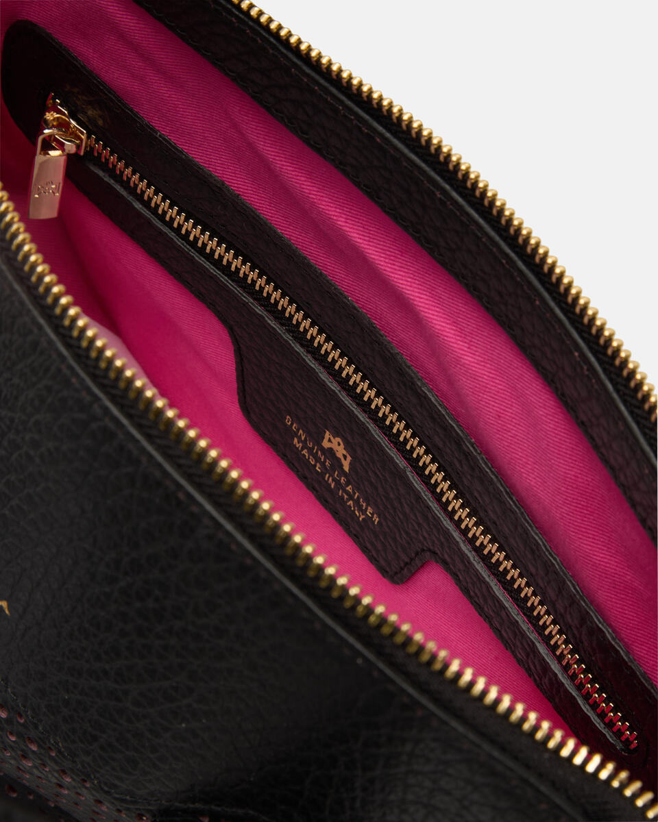 HANDTASCHE Schwarzfuxia  - Cuoieria Fiorentina