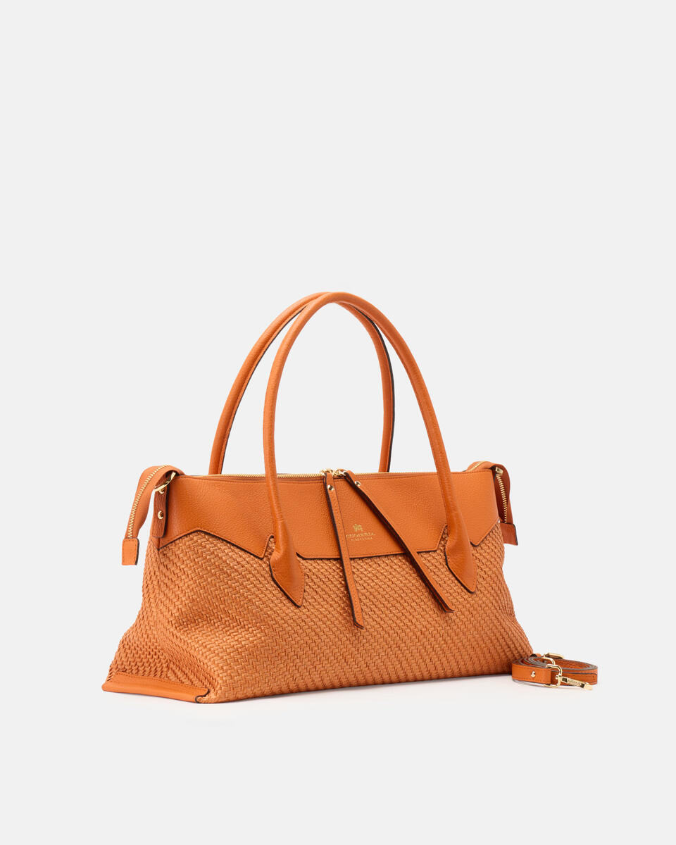 EINKAUFSTASCHE Orange  - Einkauftasche - Damen Taschen - Tasche - Cuoieria Fiorentina