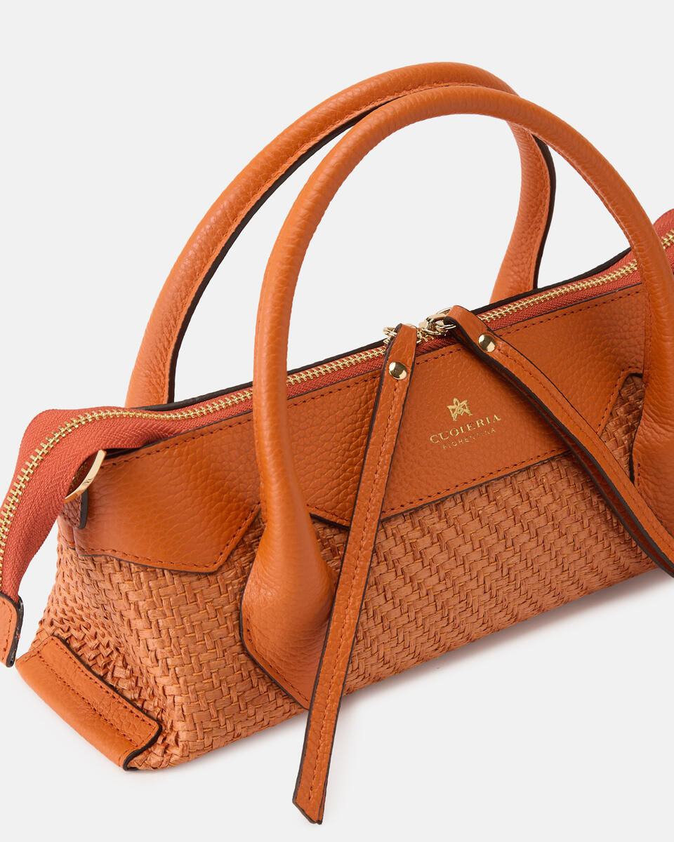 KLEINE HANDTASCHE Orange  - Handtaschen - Damen Taschen - Tasche - Cuoieria Fiorentina