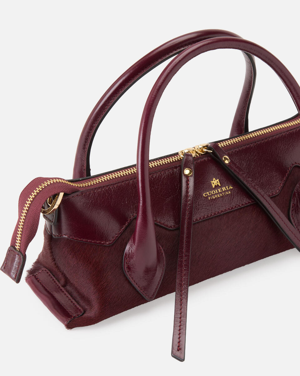 MINI HANDTASCHE Schwarzkirsche  - Mini Bags - Damen Taschen - Tasche - Cuoieria Fiorentina