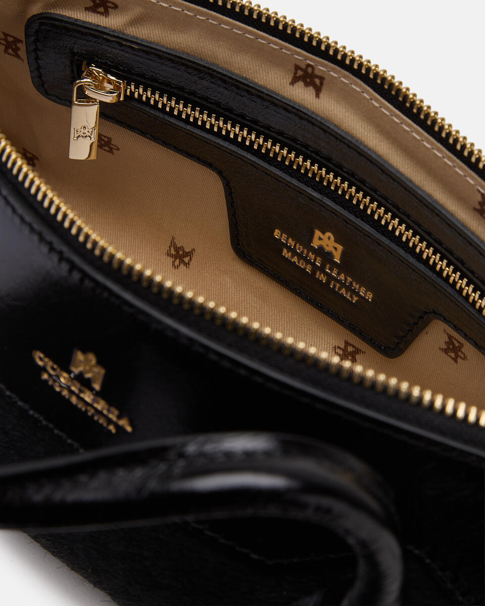 MINI HANDTASCHE Schwarz  - Mini Bags - Damen Taschen - Tasche - Cuoieria Fiorentina
