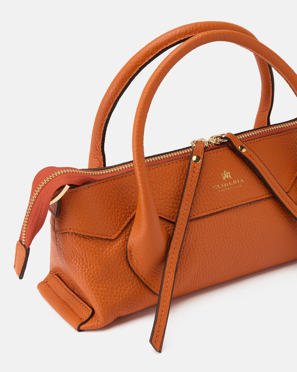 MINI HANDTASCHE Orange  - Handtaschen - Damen Taschen - Tasche - Cuoieria Fiorentina