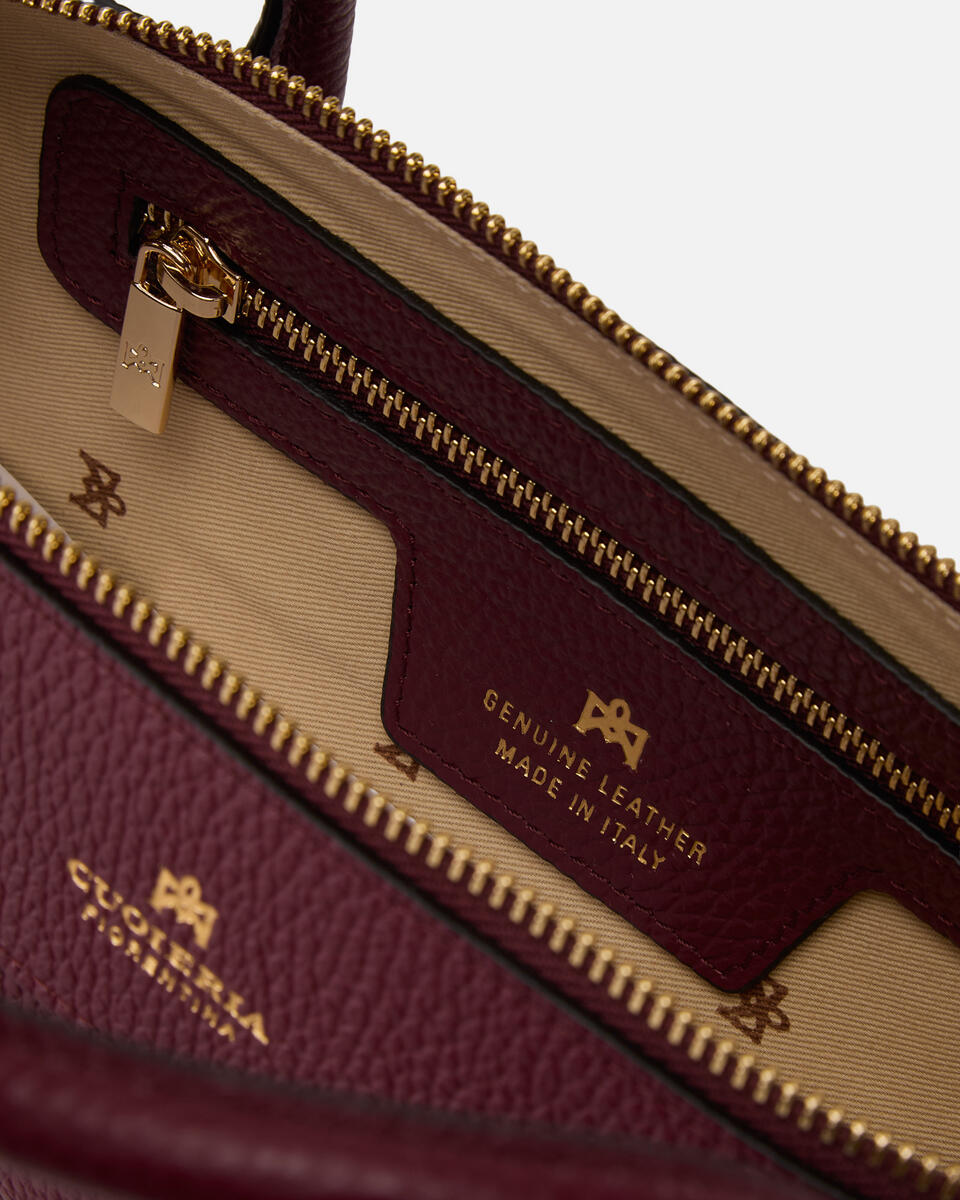 MINI HANDTASCHE Bordeaux  - Handtaschen - Damen Taschen - Tasche - Cuoieria Fiorentina