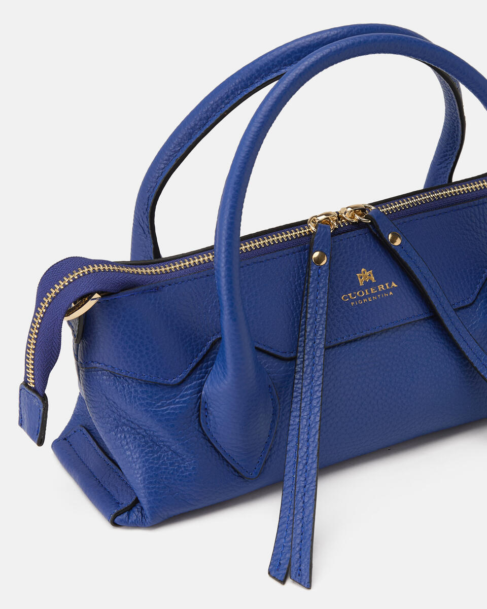 MINI HANDTASCHE Blitzblau  - Handtaschen - Damen Taschen - Tasche - Cuoieria Fiorentina