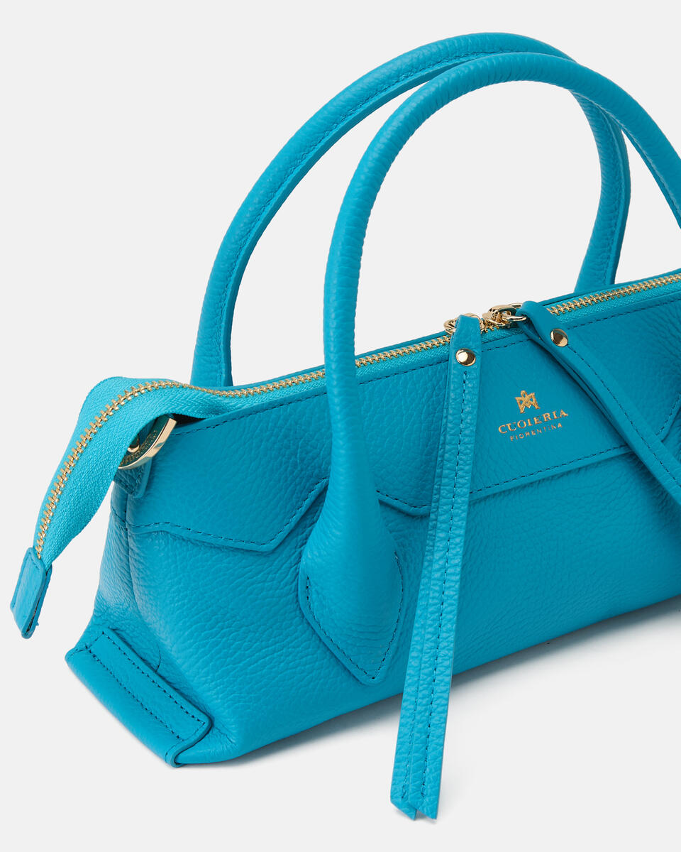 MINI HANDTASCHE Turkis  - Handtaschen - Damen Taschen - Tasche - Cuoieria Fiorentina