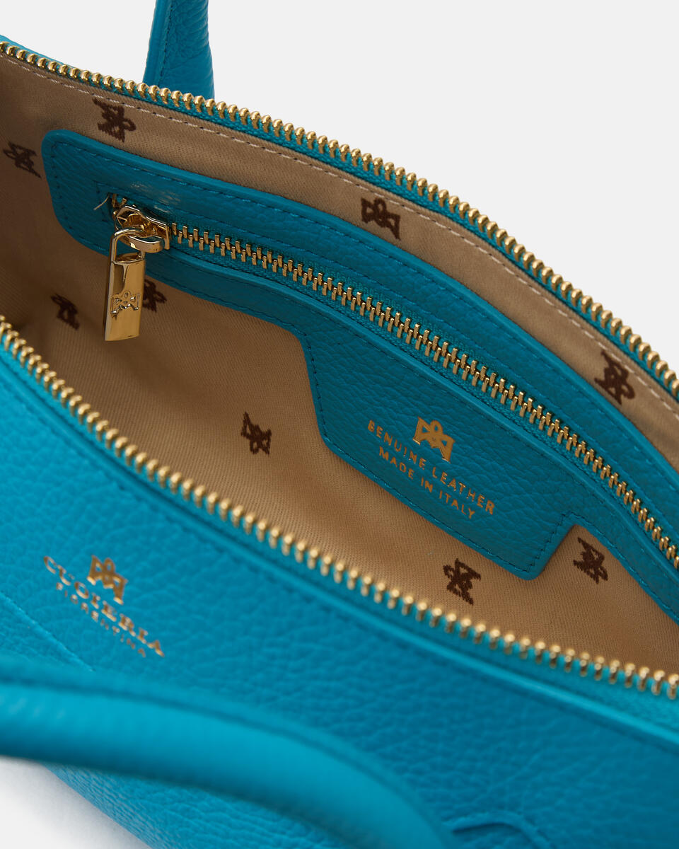 MINI HANDTASCHE Turkis  - Handtaschen - Damen Taschen - Tasche - Cuoieria Fiorentina