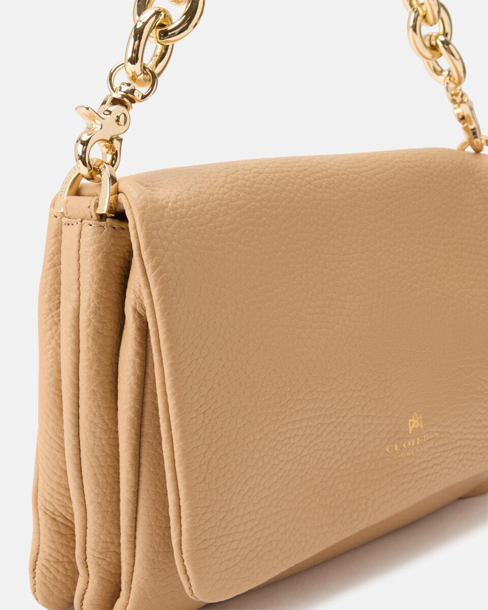 FLAP BAG Nude  - Cuoieria Fiorentina