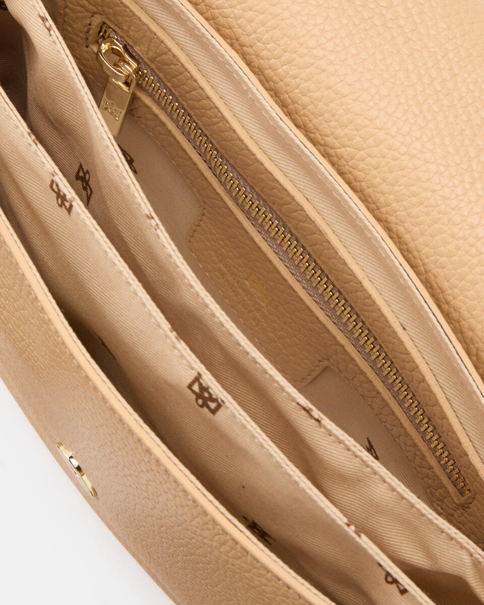 FLAP BAG Nude  - Cuoieria Fiorentina