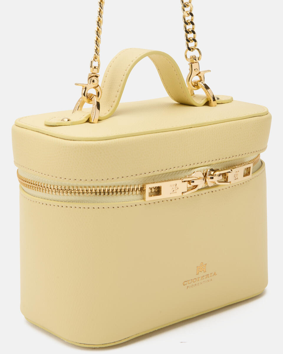 BEAUTY CASE BAG Burro  - Cuoieria Fiorentina