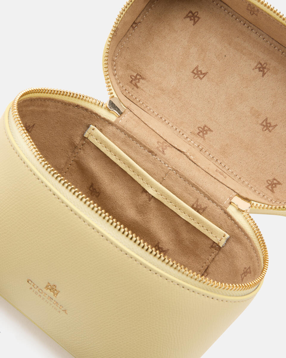 BEAUTY CASE BAG Burro  - Cuoieria Fiorentina