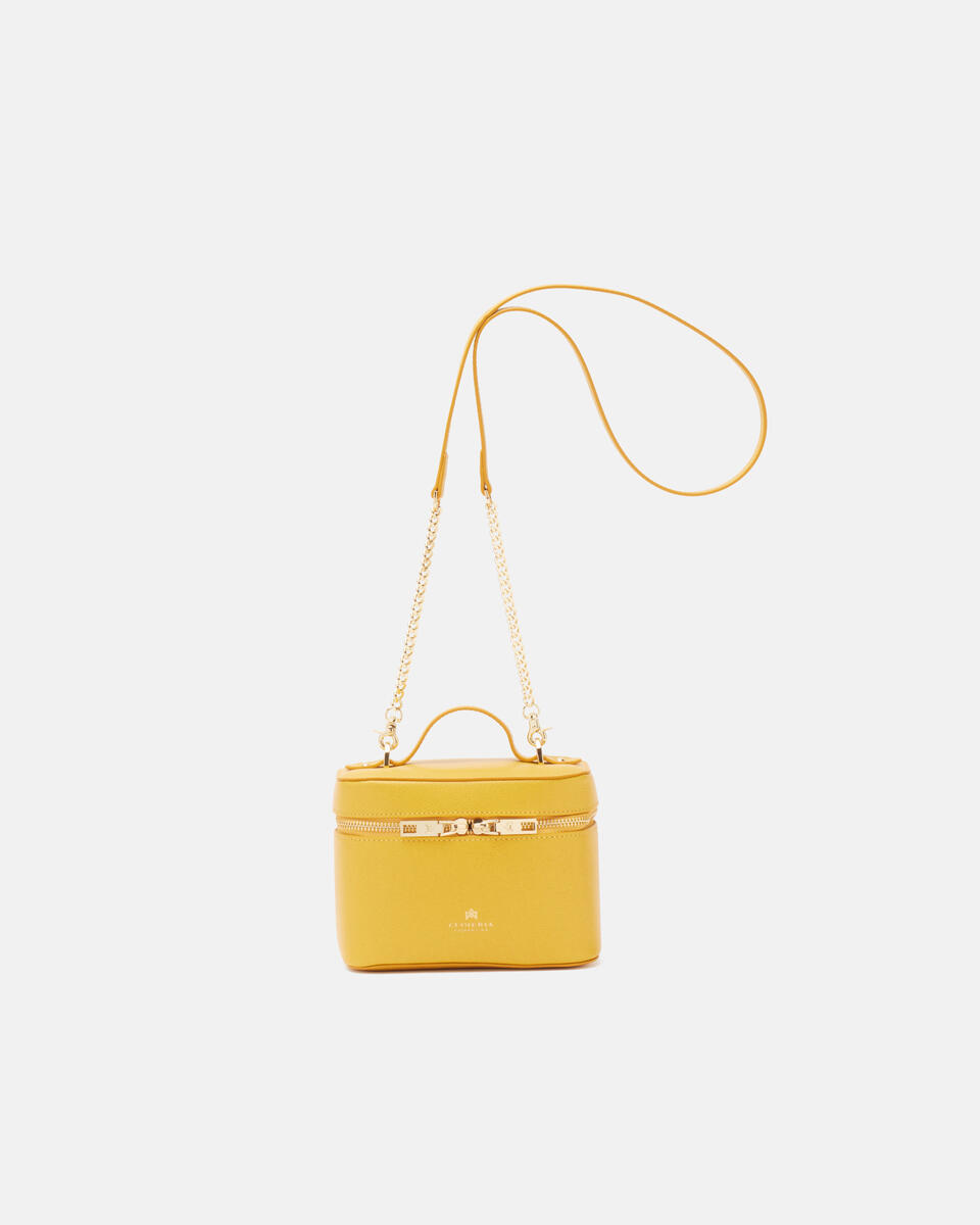 BEAUTY CASE BAG Gelb  - Reisezubehör - Reisentaschen - Cuoieria Fiorentina