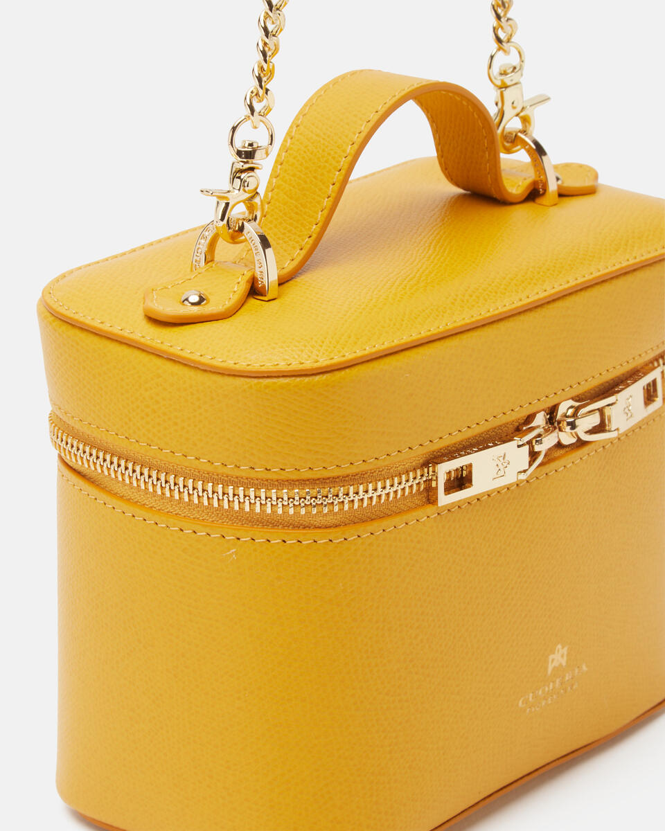 BEAUTY CASE BAG Gelb  - Reisezubehör - Reisentaschen - Cuoieria Fiorentina