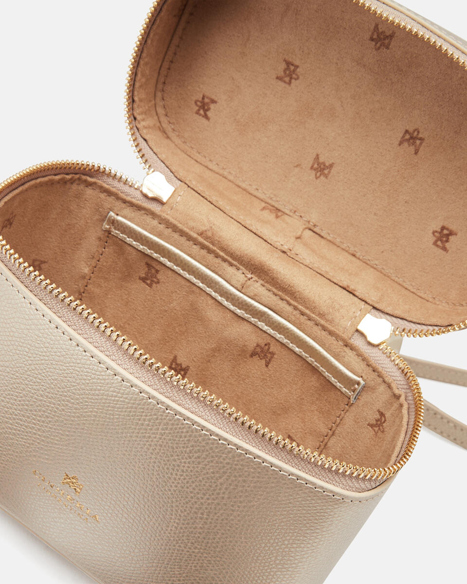 BEAUTY CASE BAG Gold  - Reisezubehör - Reisentaschen - Cuoieria Fiorentina