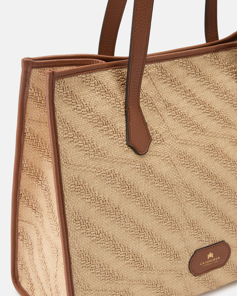 EINKAUFTASCHE Karamell  - Einkauftasche - Damen Taschen - Tasche - Cuoieria Fiorentina