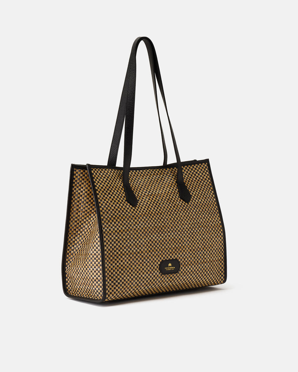 EINKAUFTASCHE Schwarz  - Einkauftasche - Damen Taschen - Tasche - Cuoieria Fiorentina