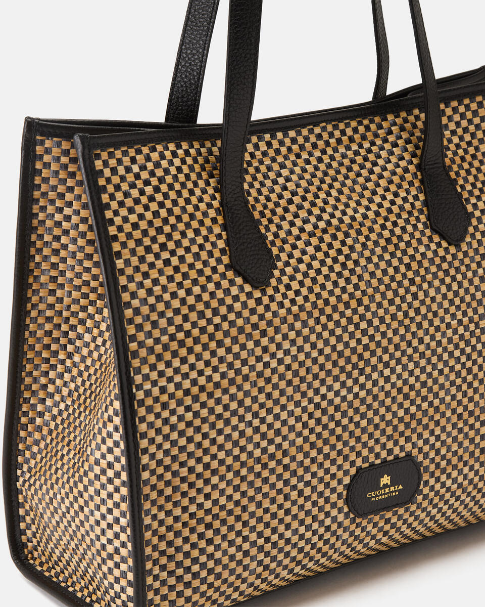 EINKAUFTASCHE Schwarz  - Einkauftasche - Damen Taschen - Tasche - Cuoieria Fiorentina