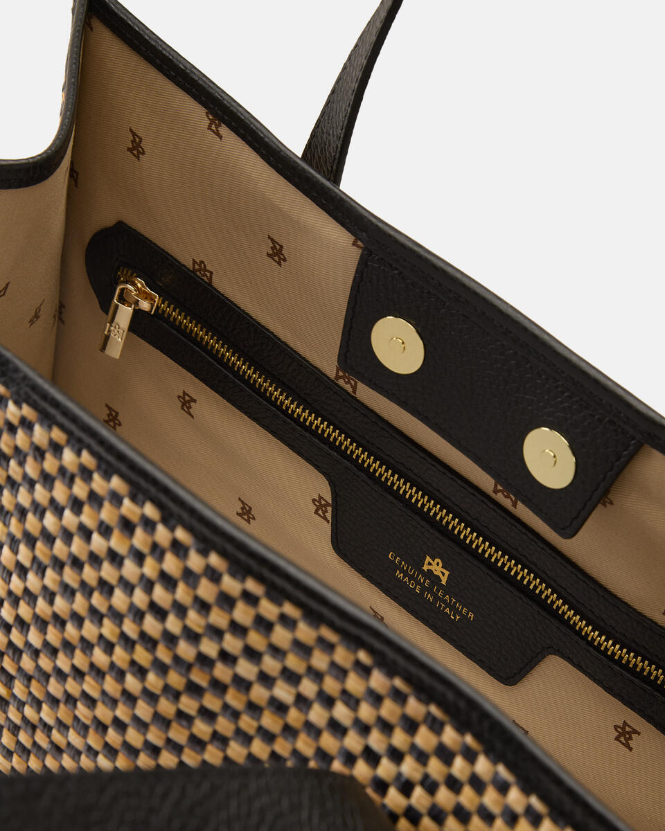 EINKAUFTASCHE Schwarz  - Einkauftasche - Damen Taschen - Tasche - Cuoieria Fiorentina