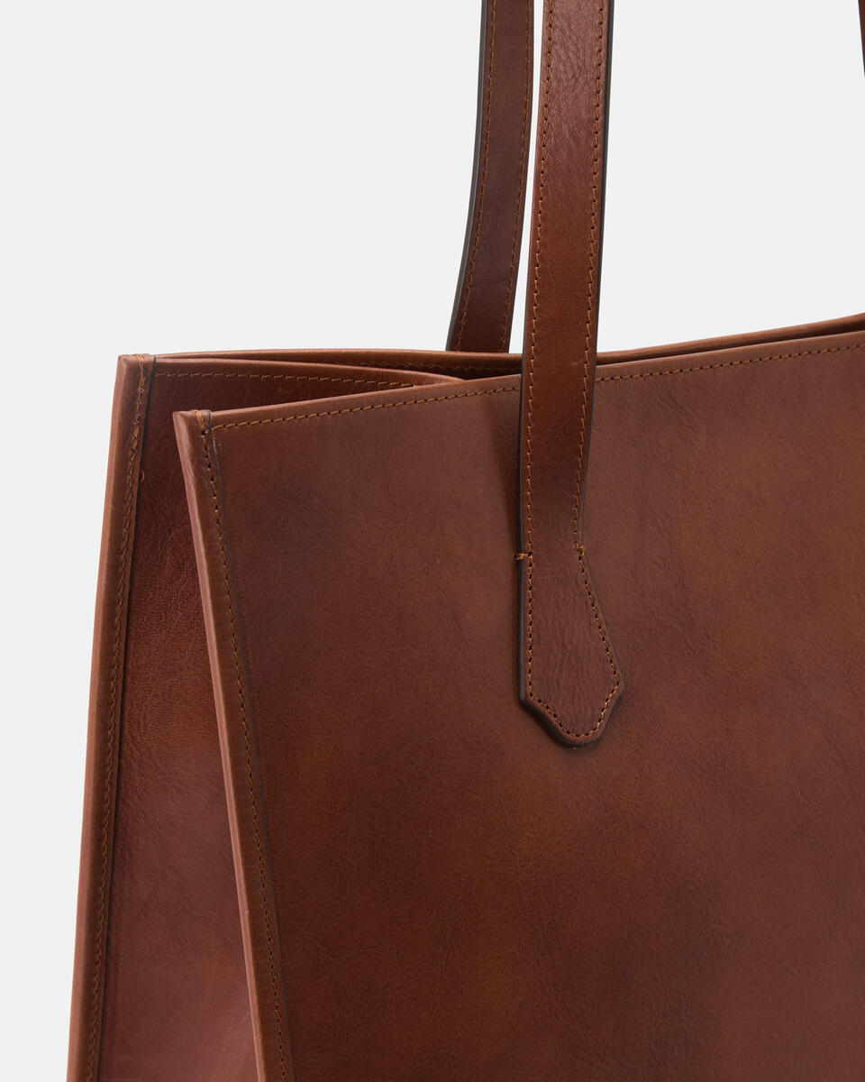einkaufstasche Braun  - Einkauftasche - Damen Taschen - Tasche - Cuoieria Fiorentina