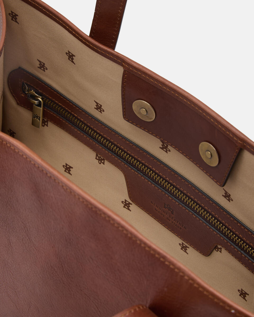 einkaufstasche Braun  - Einkauftasche - Damen Taschen - Tasche - Cuoieria Fiorentina