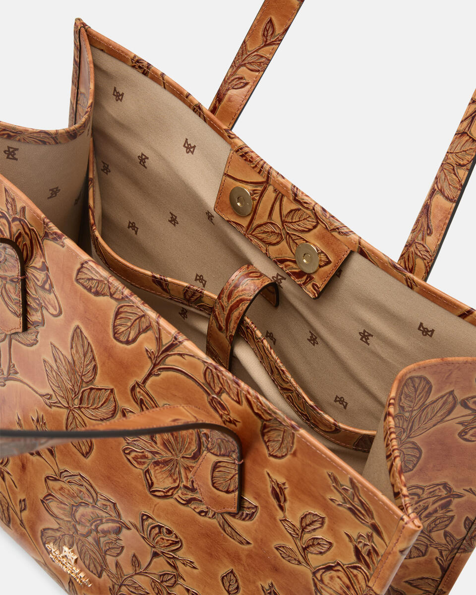 EINKAUFSTASCHE Beige  - Einkauftasche - Damen Taschen - Tasche - Cuoieria Fiorentina