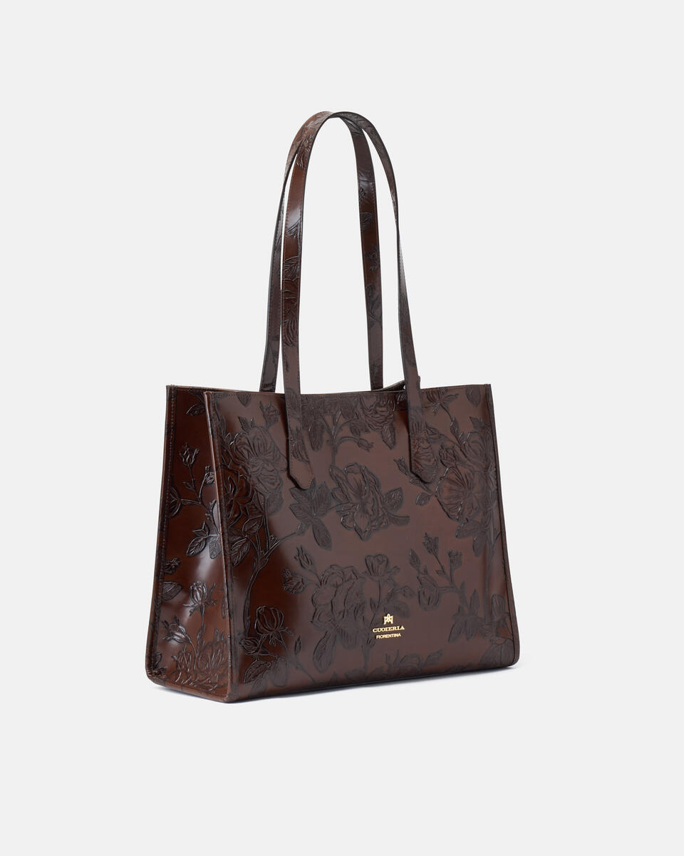 EINKAUFSTASCHE Mahagoni  - Einkauftasche - Damen Taschen - Tasche - Cuoieria Fiorentina