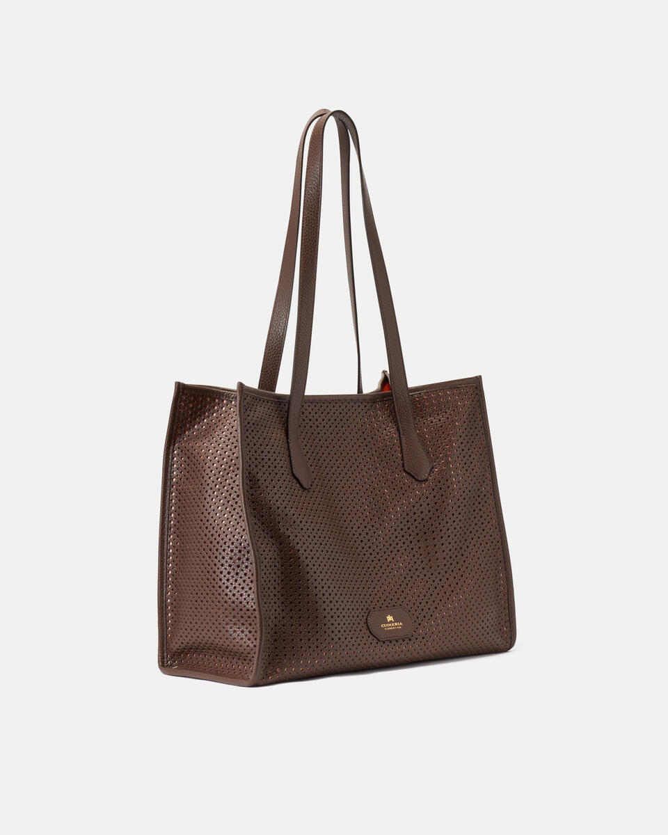 EINKAUFSTASCHE Schokolade  - Einkauftasche - Damen Taschen - Tasche - Cuoieria Fiorentina