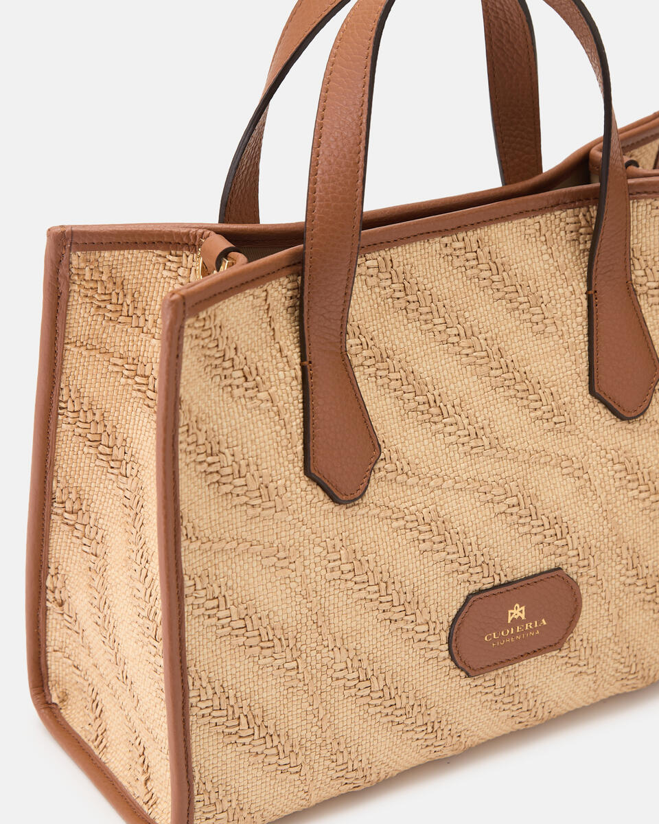 HANDTASCHE Karamell  - Handtaschen - Damen Taschen - Tasche - Cuoieria Fiorentina