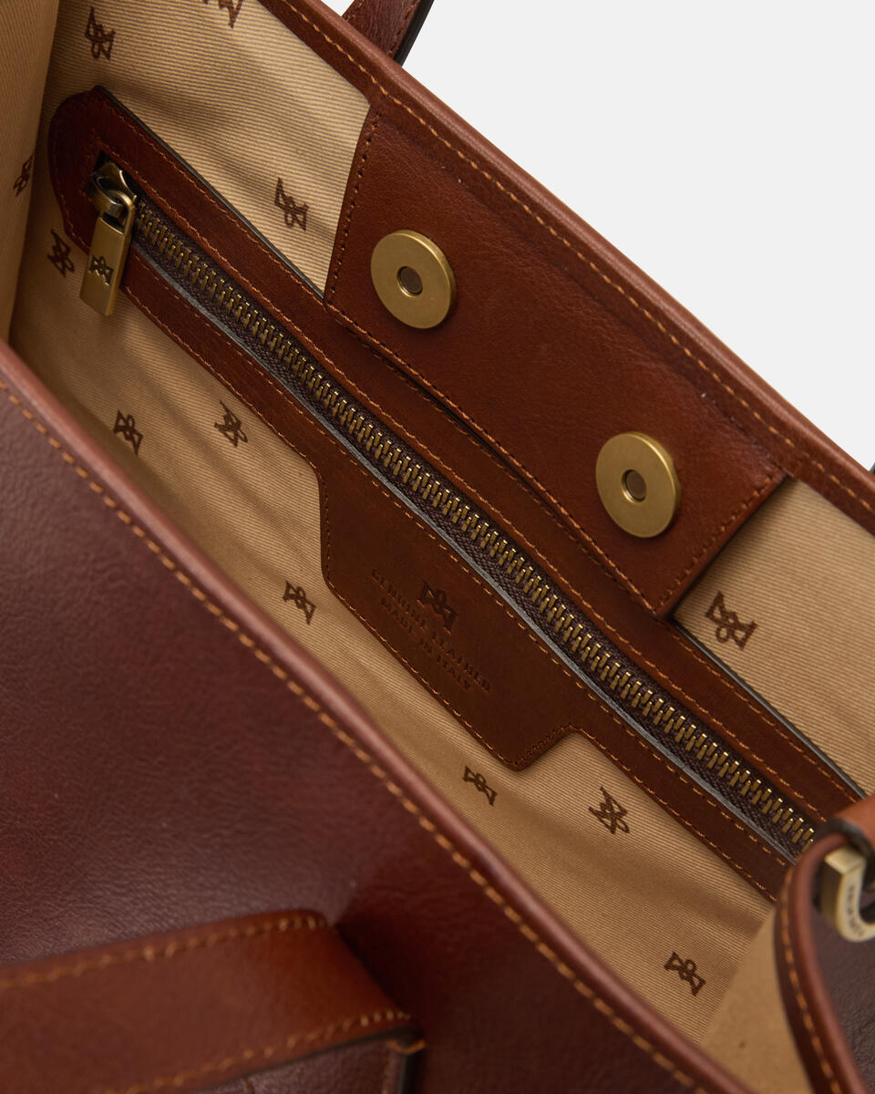 HANDTASCHE Braun  - Cuoieria Fiorentina