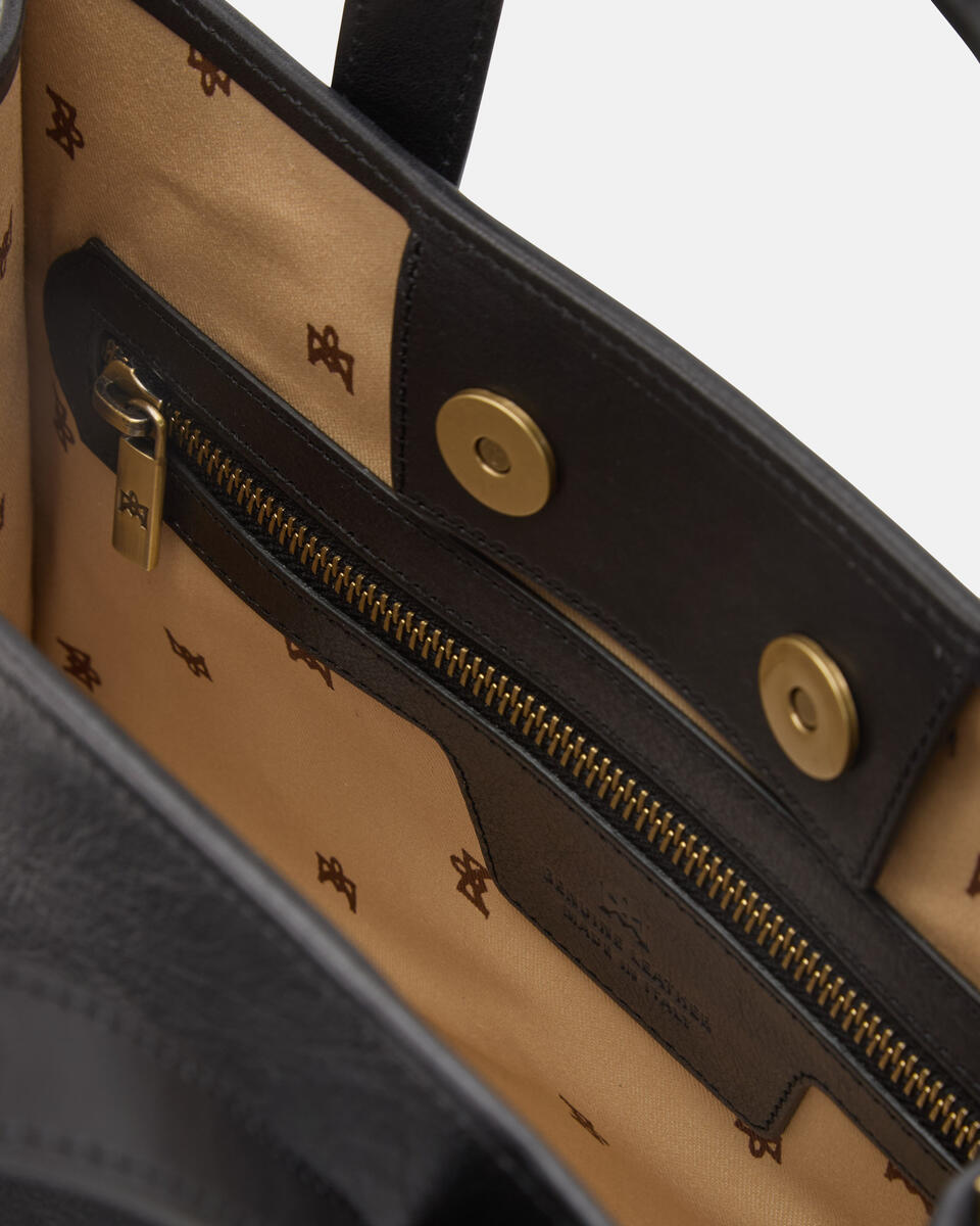 HANDTASCHE Schwarz  - Handtaschen - Damen Taschen - Tasche - Cuoieria Fiorentina