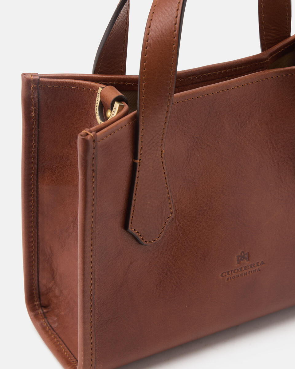 KLEINE HANDTASCHE Braun  - Handtaschen - Damen Taschen - Tasche - Cuoieria Fiorentina