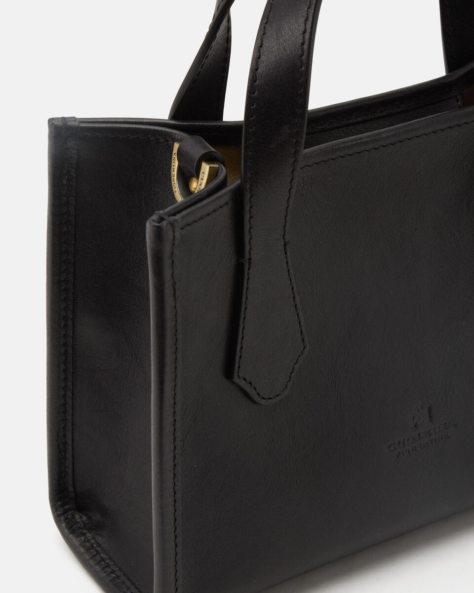 KLEINE HANDTASCHE Schwarz  - Handtaschen - Damen Taschen - Tasche - Cuoieria Fiorentina