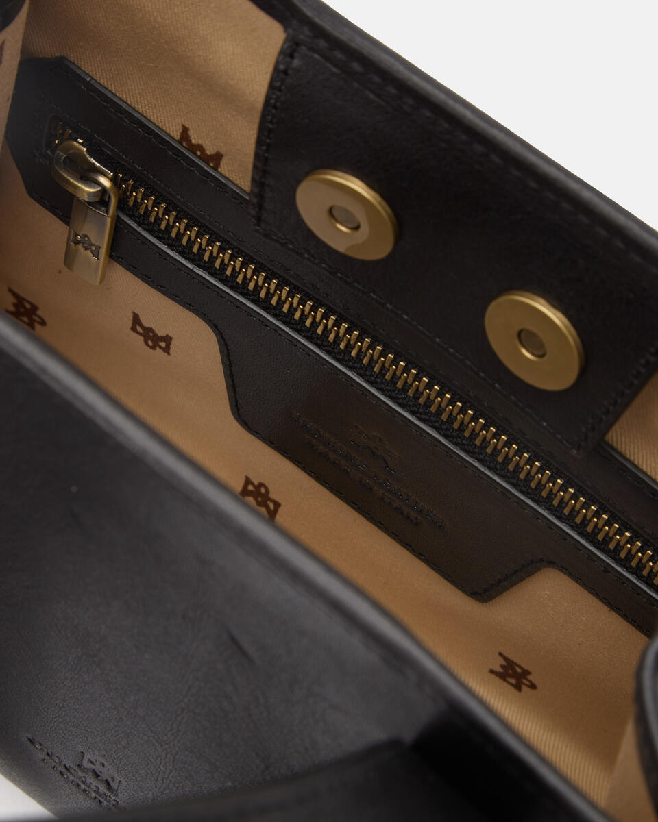 KLEINE HANDTASCHE Schwarz  - Handtaschen - Damen Taschen - Tasche - Cuoieria Fiorentina