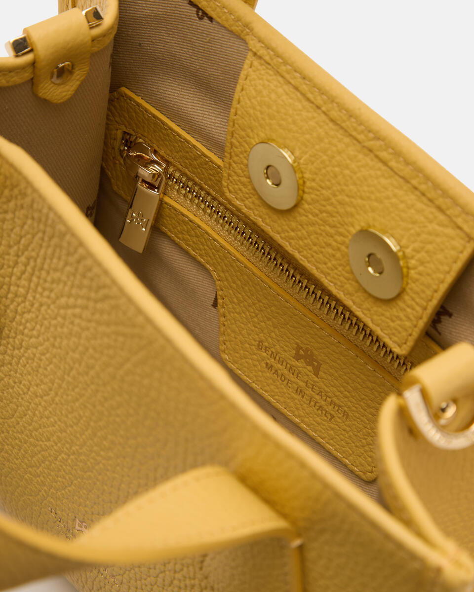 MINI HANDTASCHE Gelb  - Handtaschen - Damen Taschen - Tasche - Cuoieria Fiorentina