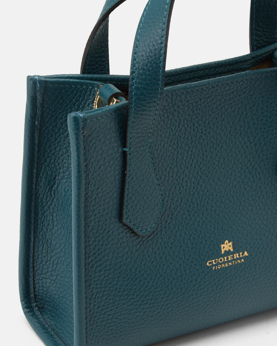 MINI HANDTASCHE Teal  - Handtaschen - Damen Taschen - Tasche - Cuoieria Fiorentina