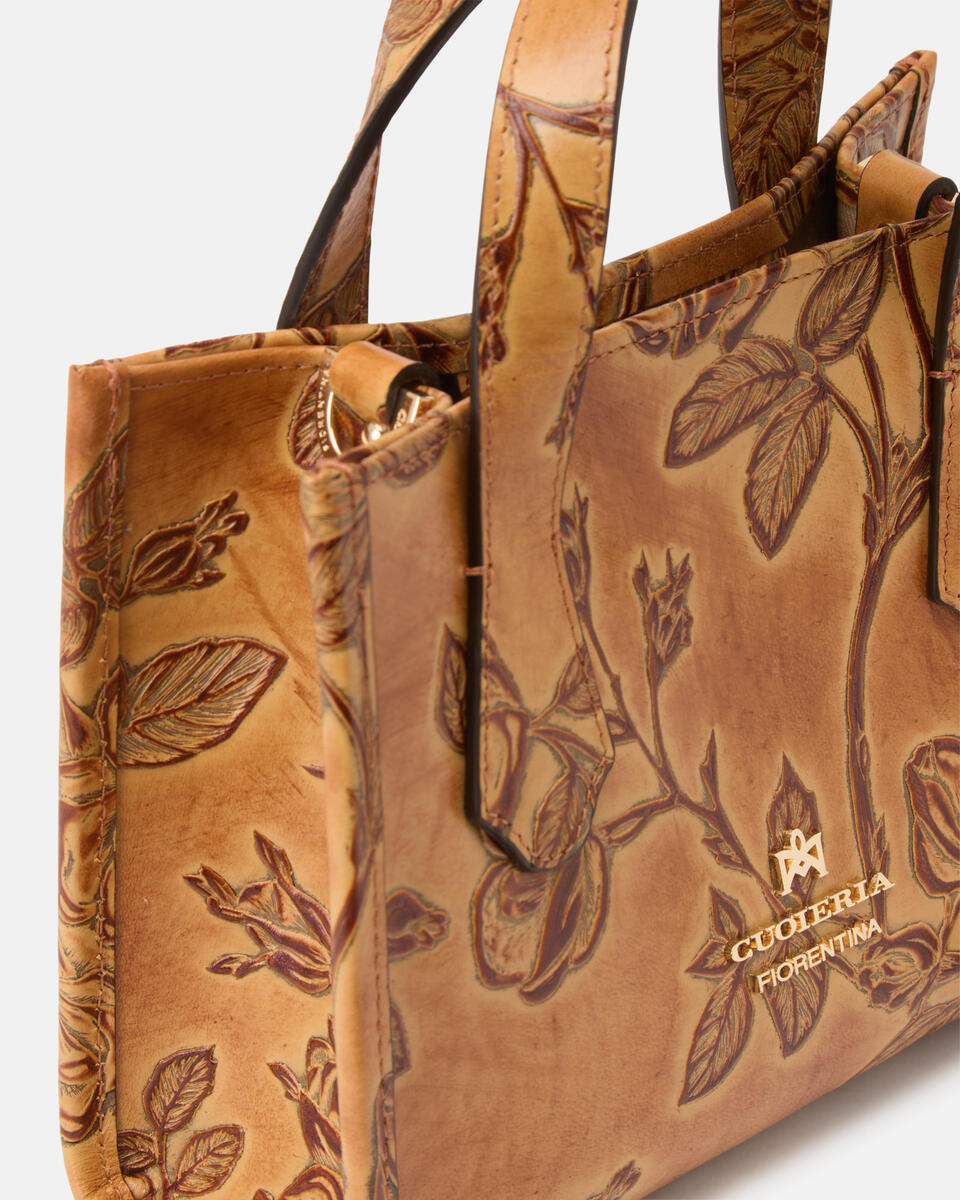 MINI HANDTASCHE Beige  - Handtaschen - Damen Taschen - Tasche - Cuoieria Fiorentina