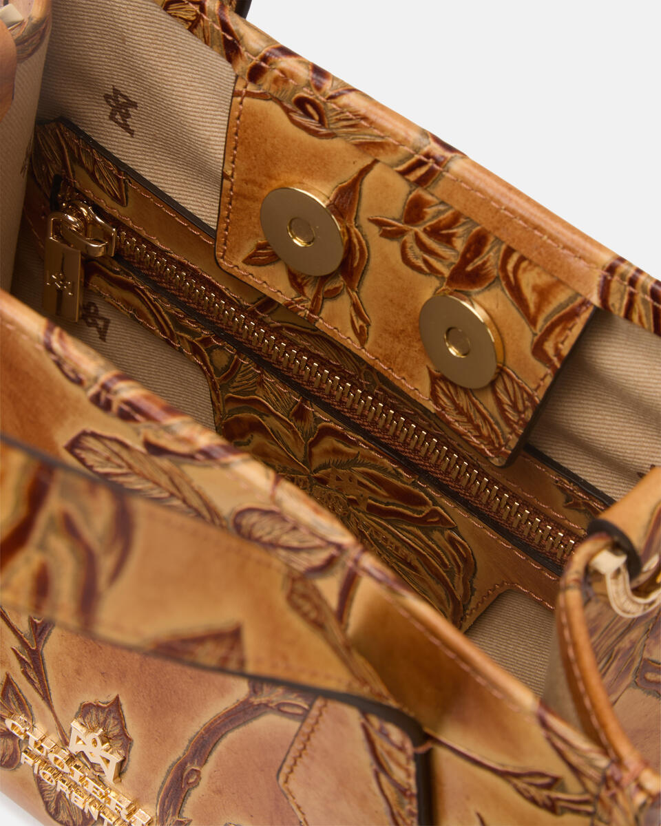 MINI HANDTASCHE Beige  - Handtaschen - Damen Taschen - Tasche - Cuoieria Fiorentina