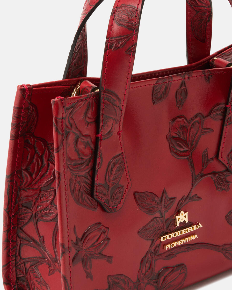 KLEINE HANDTASCHE Rot  - Handtaschen - Damen Taschen - Tasche - Cuoieria Fiorentina