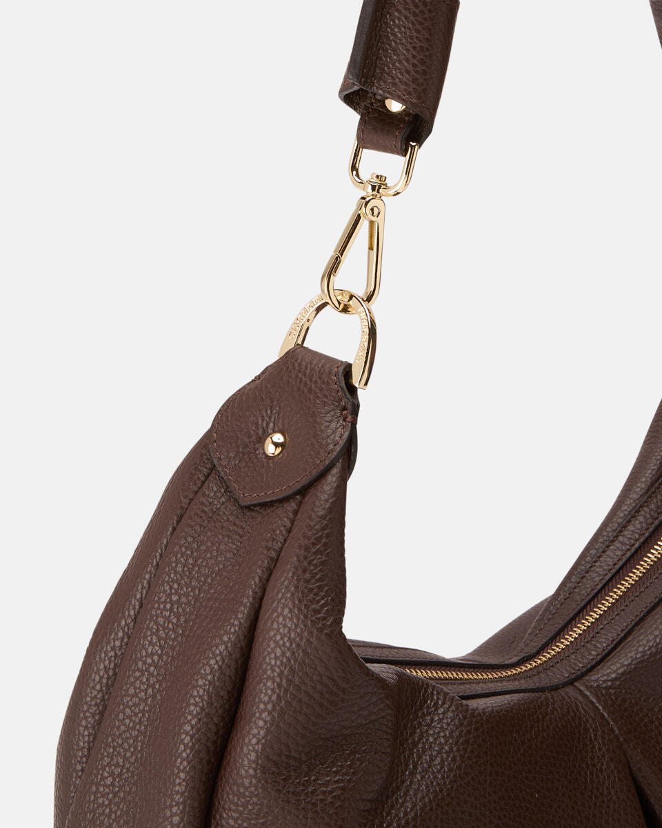 SCHULTERTASCHE Schokolade  - Schultertaschen - Damen Taschen - Tasche - Cuoieria Fiorentina