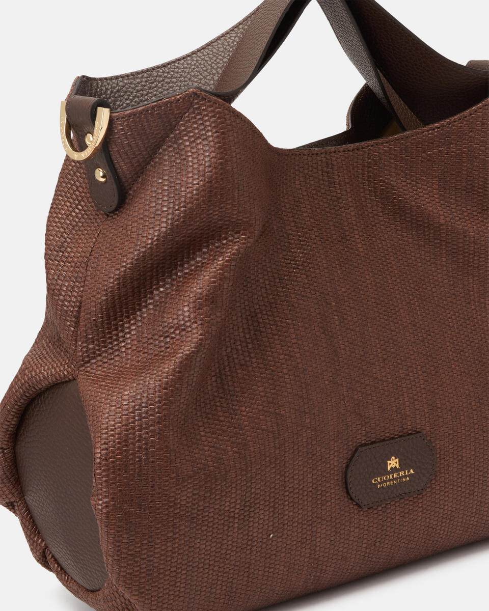 HANDTASCHE Schokolade  - Handtaschen - Damen Taschen - Tasche - Cuoieria Fiorentina